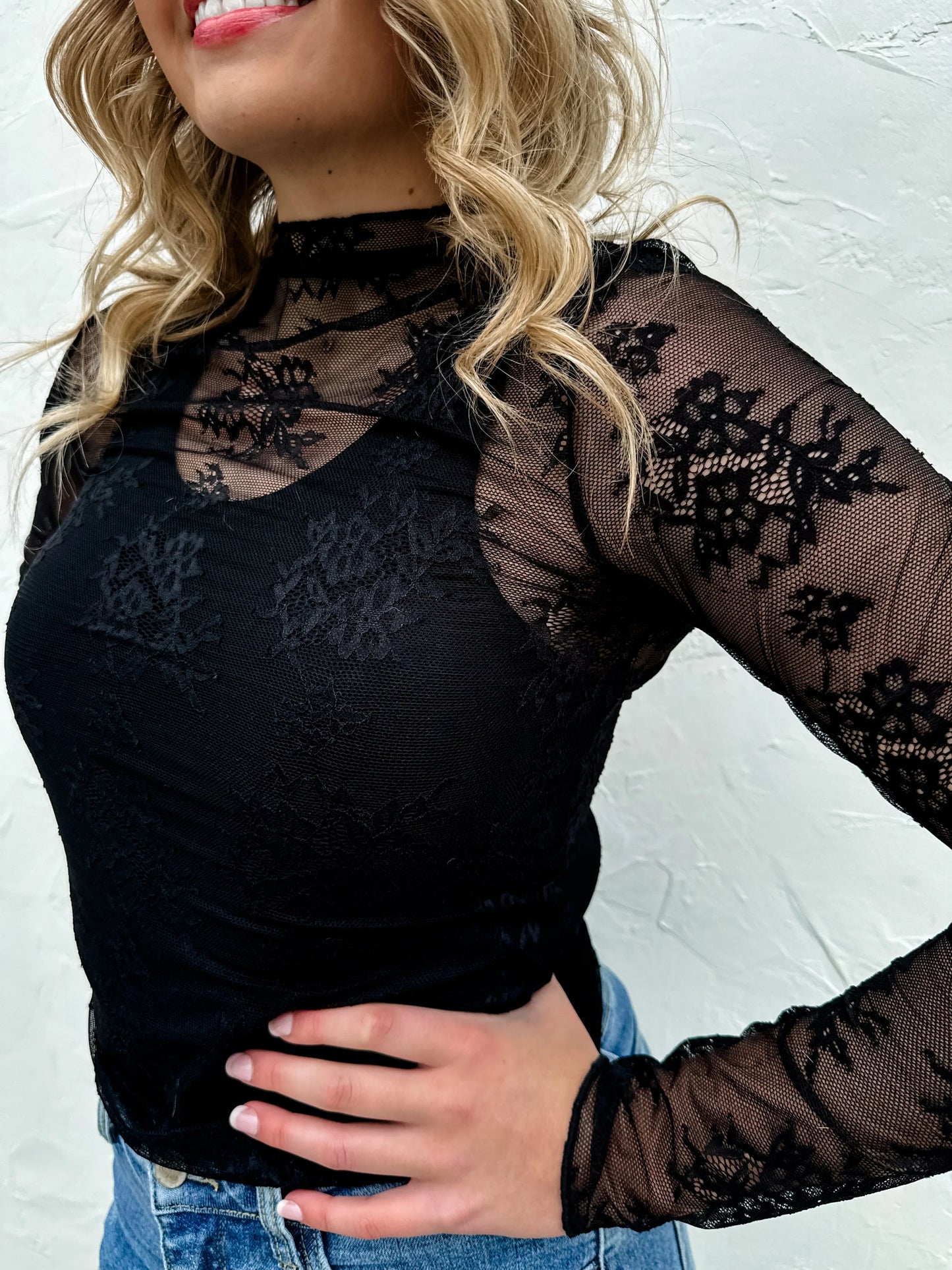 Valentine Roxy Lace Top in Five Colors