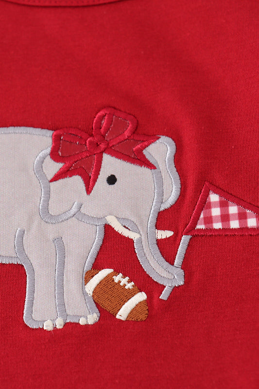 Alabama roll tide elephant applique stripe pants set