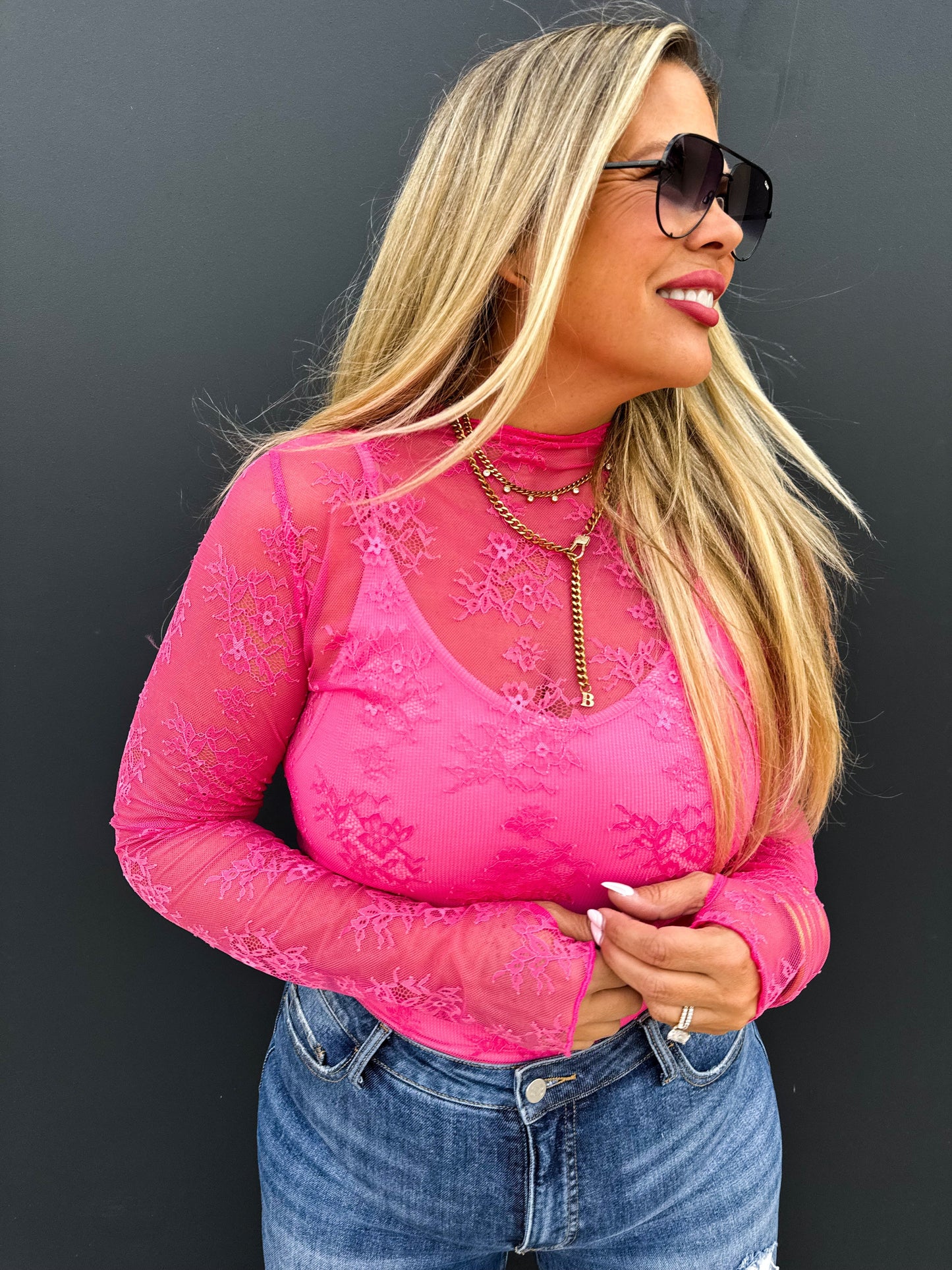 Valentine Roxy Lace Top in Five Colors