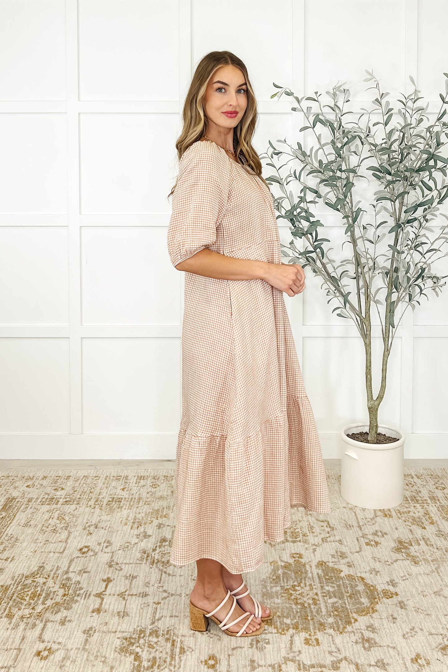 Hazel Dress in Toffee